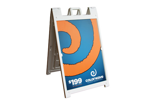 Colorwave A-Frame Sign Large
