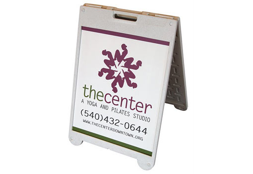 The Center A-Frame Outdoor Sign